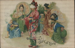 A Gift of Love - Asian Womenp Postcard