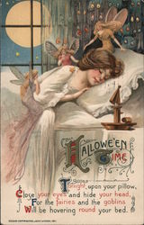 Halloween Time Postcard