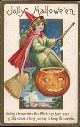 Jolly Halloween Postcard