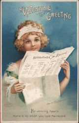 Cupid reading a newspaper Postcard Postcard Postcard