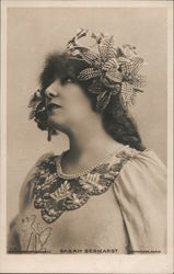 Portrait of Sarah Bernhardt Actresses Postcard Postcard Postcard