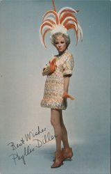 Phyllis Diller Celebrities Postcard Postcard Postcard