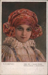 Notres Enfants - Nasze Dzeici Postcard