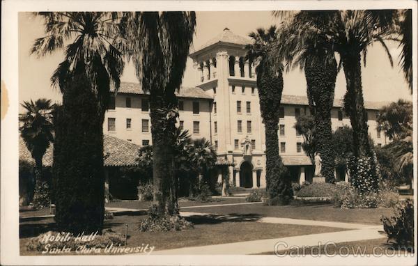 Nobili Hall, Santa Clara University California Postcard