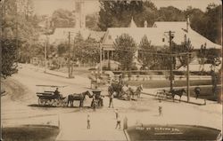 East Street, Water Wagon, Pump, Horses Auburn, CA Postcard Postcard Postcard