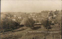 View of Auburn From High School California Postcard Postcard Postcard