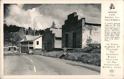 Street Through Amador City Postcard