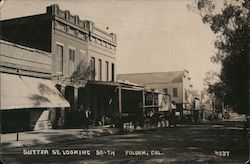 Sutter St. Looking South Folsom, CA Postcard Postcard Postcard