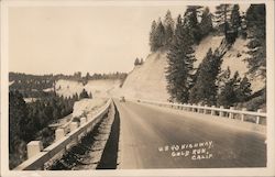 U S 40 Highway Gold run, CA Postcard Postcard Postcard