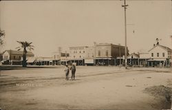 Street Scene, New Frisco House Roseville, CA Postcard Postcard Postcard