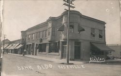 Bank Building, Lincoln Street Roseville, CA Postcard Postcard Postcard