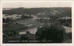 Observation Point, Searsville Lake Postcard