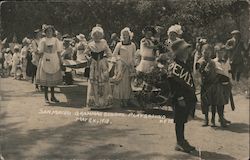 San Mateo Grammar School Playground Fete May 24, 1913 Postcard