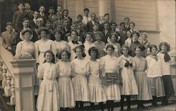 Class of 1910, Seventh Grade, San Mateo Grammar School California Postcard Postcard Postcard