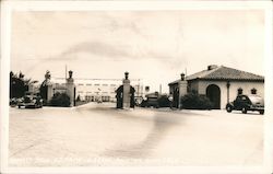 Gated Entrance of Air Base, Moffett Field Mountain View, CA Postcard Postcard Postcard