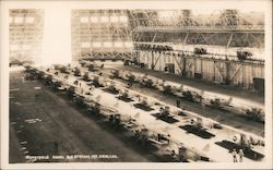 Sunnyvale Navy Air Station,  Moffett Field Hanger Interior Mountain View, CA Postcard Postcard Postcard