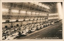 Sunnyvale Naval Air Station, Moffett Field Hanger Interior Mountain View, CA Postcard Postcard Postcard