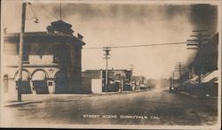 Street Scene Sunnyvale, CA Postcard Postcard Postcard