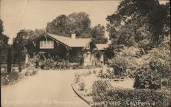 Residence of H.S. Rexworthy Sunnyvale, CA Postcard Postcard Postcard