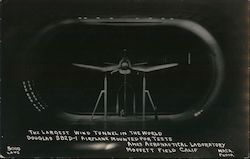 The Largest Wind Tunnel in the World, Moffett Field Mountain View, CA Postcard Postcard Postcard