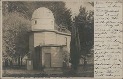 Small California Observatory Santa Clara University? Postcard