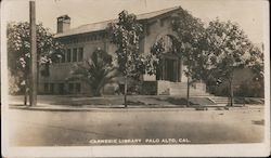 Carnegie Library Palo Alto, CA Postcard Postcard Postcard