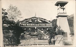 Toll Gate at "Hacienda", New Almaden Postcard