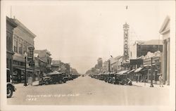 Castro Street from Railroad (Front Street) Mountain View, CA Postcard Postcard Postcard