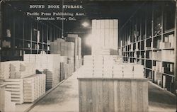 Bound Book Storage Pacific Press Publishing Assn. Postcard