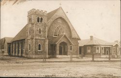 Catholic Church and Parsonage Morgan Hill, CA Postcard Postcard Postcard