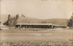 Temescal CCC Camp #185 Barracks Postcard