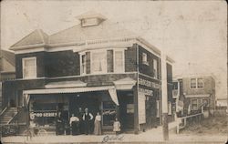 People Standing in Front of a Grocery Store Berkeley, CA Postcard Postcard Postcard