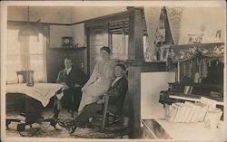 Family in Dining Room Berkeley, CA Postcard Postcard Postcard