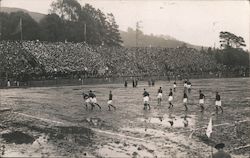 Getting Ready for a Wet College Game Berkeley, CA Postcard Postcard Postcard