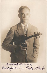 Frank Friena California Pals Club - U.C. Berkeley Violin Postcard Postcard Postcard