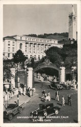 Sather Gate - University of California Postcard