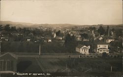 Panorama of Hayward California Postcard Postcard Postcard