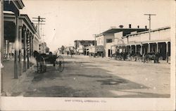 Horse and buggy on Main Street Livermore, CA Postcard Postcard Postcard