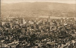 Aerial View Oakland, CA Postcard Postcard Postcard