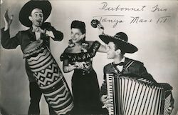 Dubonnet Trio Tanya Mae + Til California Performers & Groups Postcard Postcard Postcard