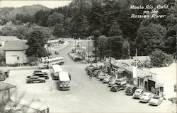 Street Scene on the Russian River Monte Rio, CA Postcard Postcard Postcard