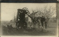 Old Tractor on End Healdsburg, CA Postcard Postcard Postcard