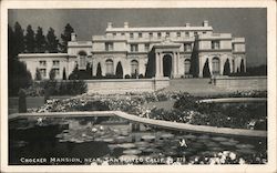 Crocker Mansion San Mateo, CA Postcard Postcard Postcard