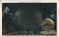 Helium Cell in U.S.S. Macon Navy Airship Airships Postcard Postcard Postcard