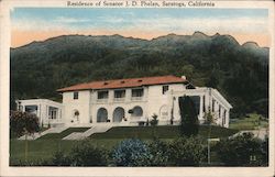 Residence of Senator J.D. Phelan Postcard