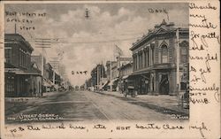 Street Scene Santa Clara, CA Mrs Hare Postcard Postcard Postcard