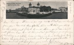 Santa Clara College Postcard