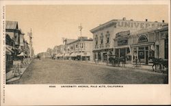 University Avenue Palo Alto, CA Postcard Postcard Postcard