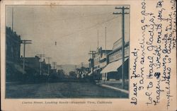 Castro Street, Looking South Postcard