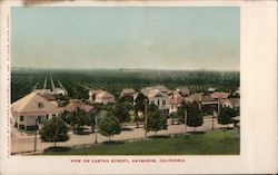 View on Castro Street Hayward, CA Postcard Postcard Postcard